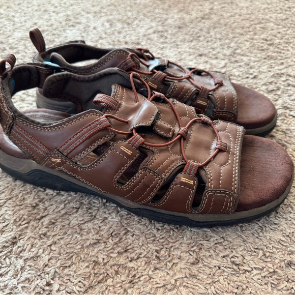 Nunn Bush All Terrain Open Toe Sandlas Men Size 11 - Picture 3 of 6